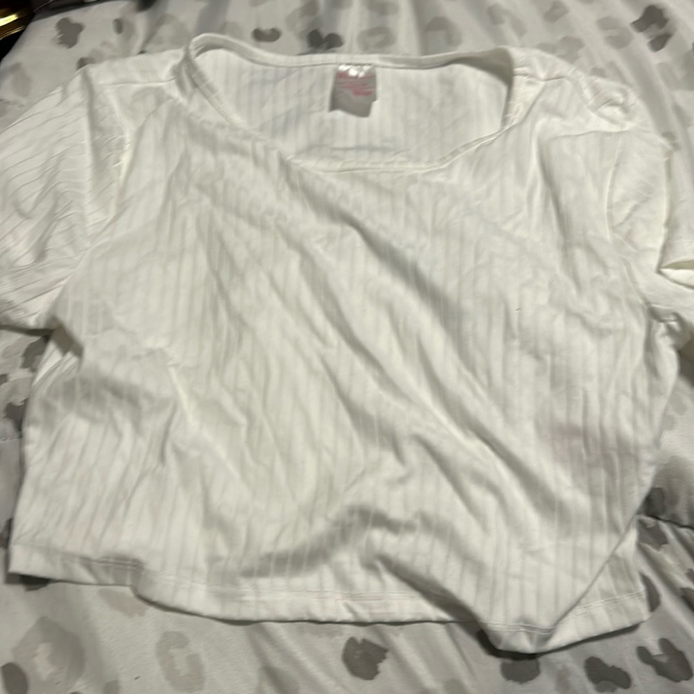 White Crop Top